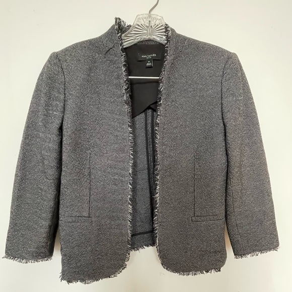 Ann Taylor Petite Fringe Blazer - Picture 2 of 5